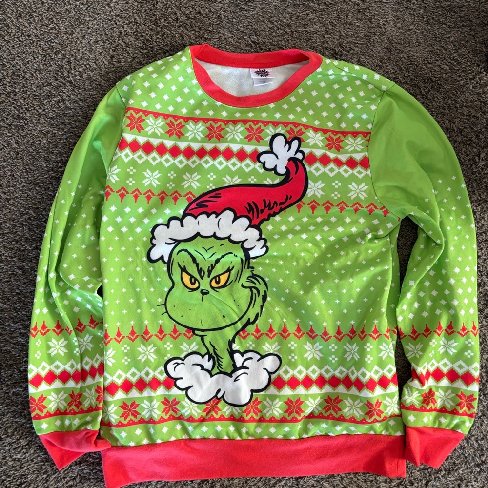 Grinch Christmas sweat shirt
